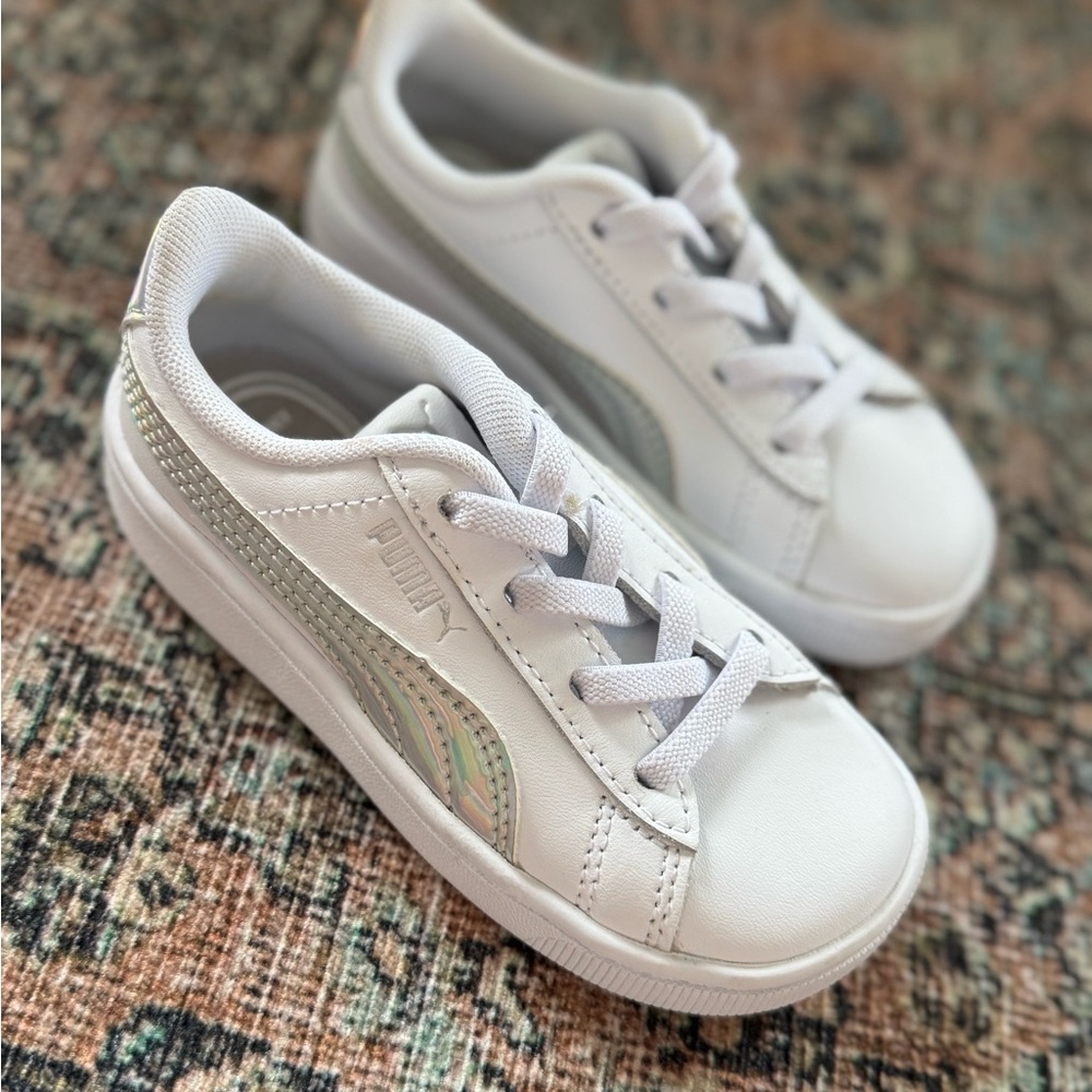 Puma Kids White Sneakers